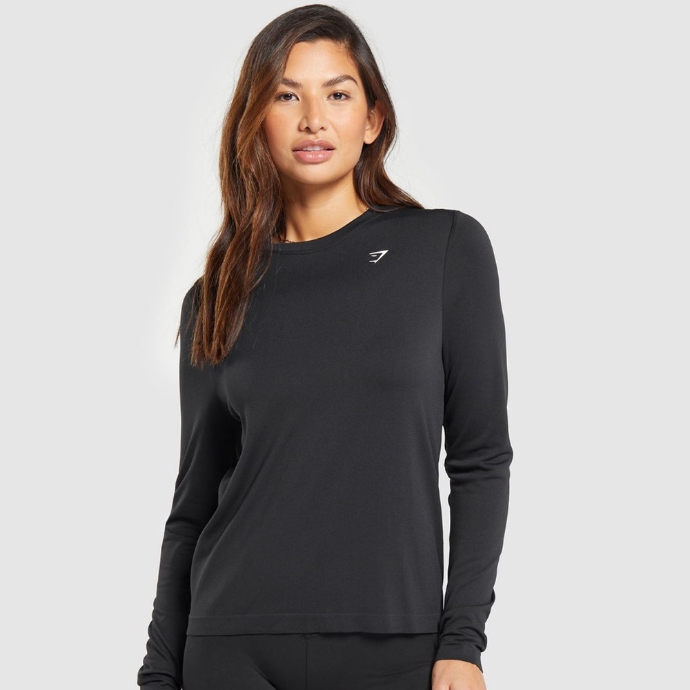 Gymshark Black Long Sleeve Women's Tee